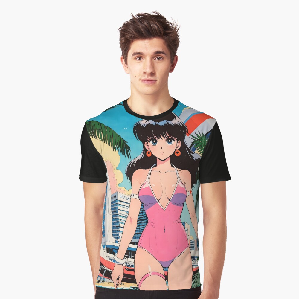 Item preview, Graphic T-Shirt designed and sold by Retro-Anime9.