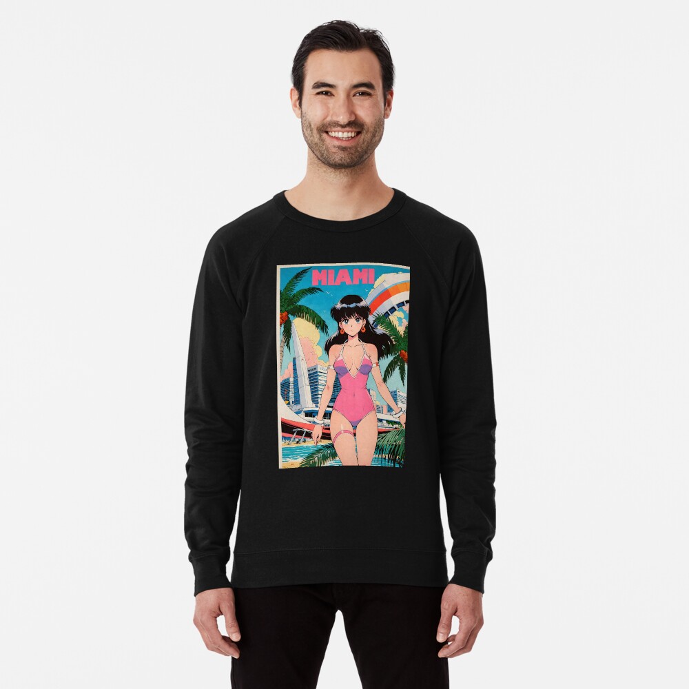 Item preview, Lightweight Sweatshirt designed and sold by Retro-Anime9.