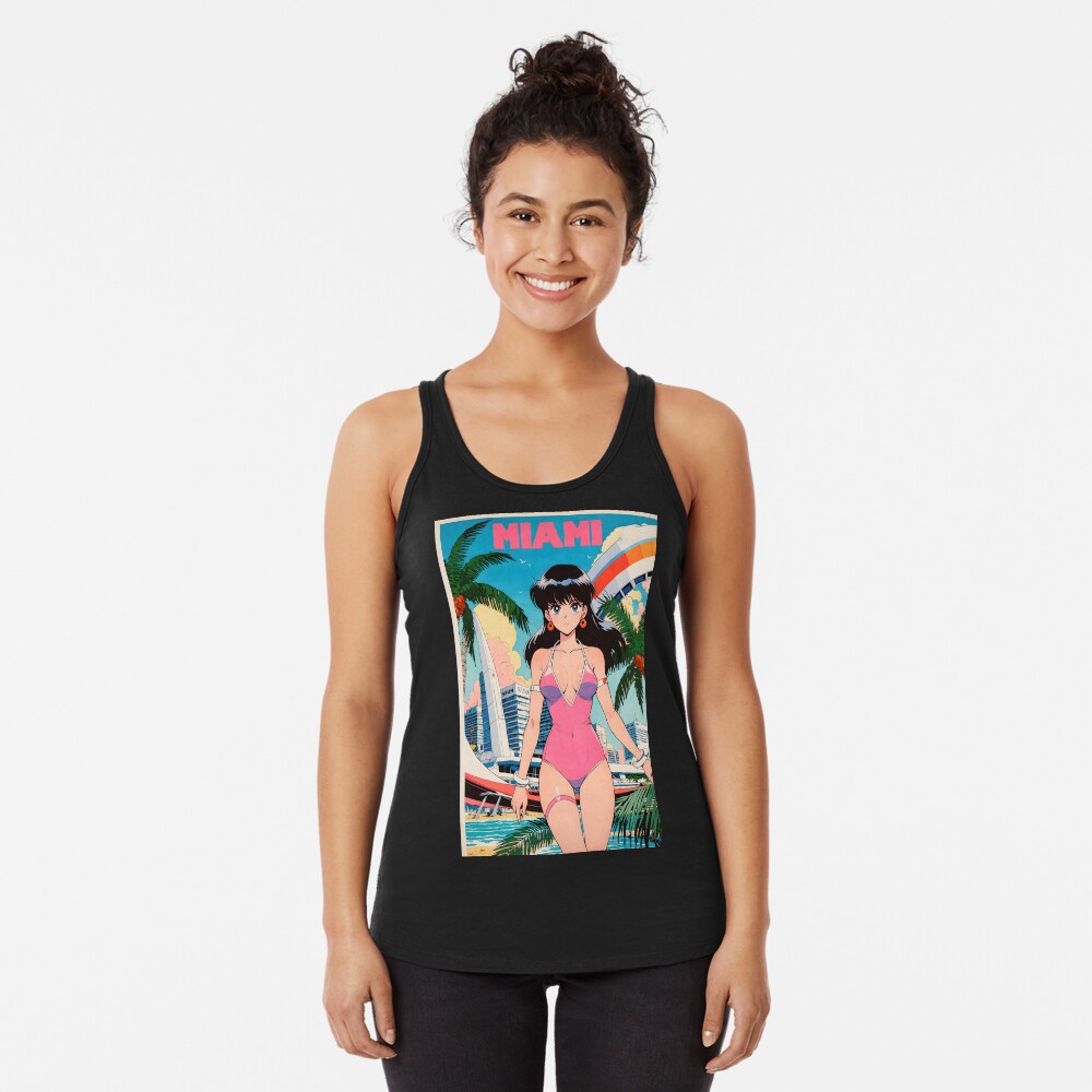 Item preview, Racerback Tank Top designed and sold by Retro-Anime9.