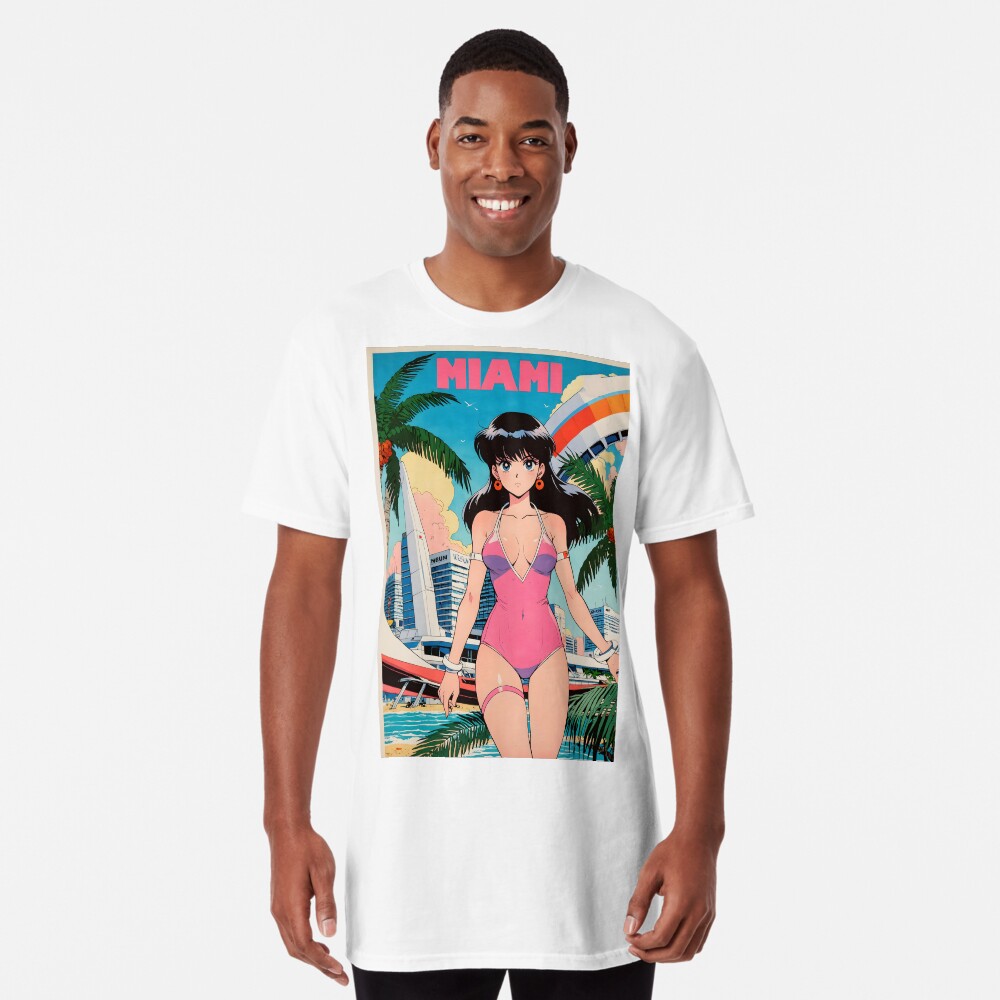 Item preview, Long T-Shirt designed and sold by Retro-Anime9.