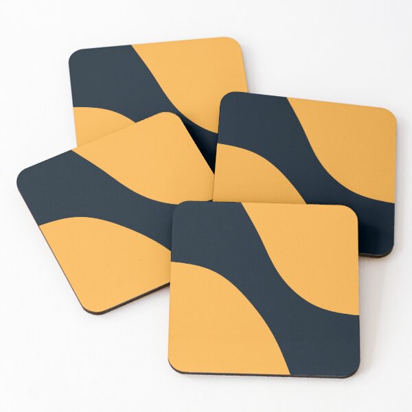 Item preview, Yellow-Black in Motion, abstract art designed and sold by dondunu.