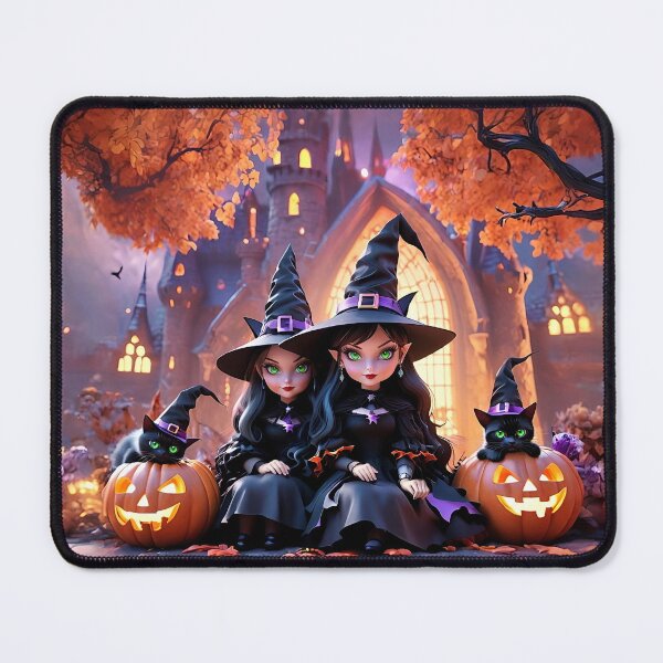 Item preview, Pretty Witches and Huanting Castle in Halloween Night designed and sold by Pim-Crystal.