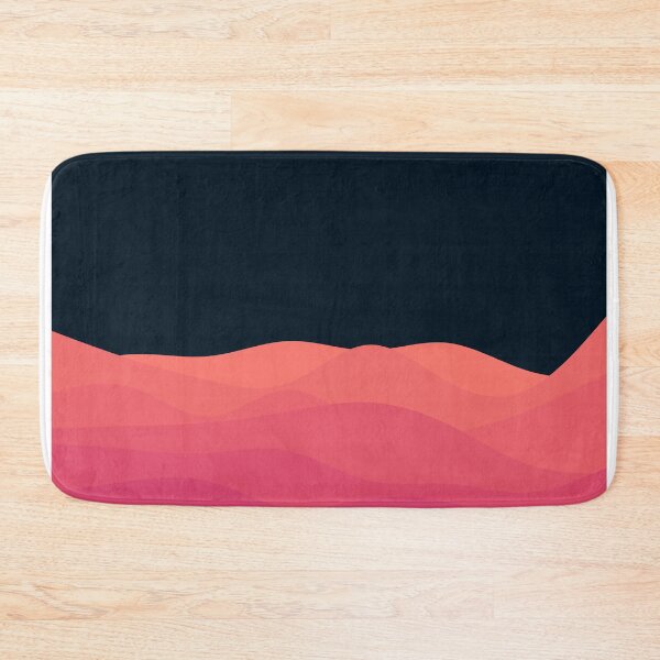 Item preview, Movement in pink waves, abstract art designed and sold by dondunu.
