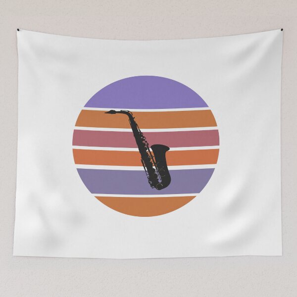 Item preview, Tenor Saxophone Player Vintage Sunset designed and sold by Inspirationmotivation.