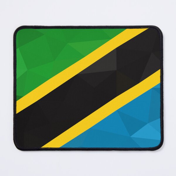 Item preview, Tanzanian Flag Geometric Design – Bold Patriotic Colors designed and sold by OrangePoly.