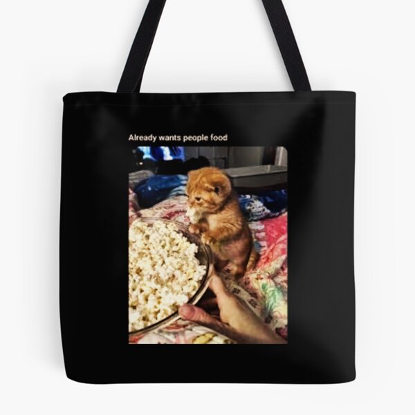 Item preview, Kitten wants popcorn - Popcorn Meme - Perfect for Movie Lovers and Snack Enthusiasts designed and sold by Earth Nature Creations.