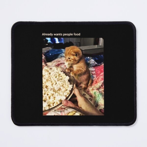 Item preview, Kitten wants popcorn - Popcorn Meme - Perfect for Movie Lovers and Snack Enthusiasts designed and sold by Earth Nature Creations.