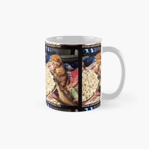 Item preview, Kitten wants popcorn - Popcorn Meme - Perfect for Movie Lovers and Snack Enthusiasts designed and sold by Earth Nature Creations.