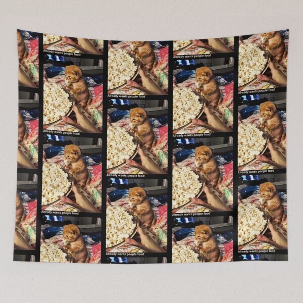 Item preview, Kitten wants popcorn - Popcorn Meme - Perfect for Movie Lovers and Snack Enthusiasts designed and sold by Earth Nature Creations.