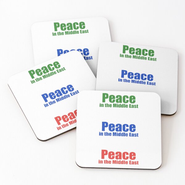 Item preview, Peace in the Middle East sticker pack red blue green designed and sold by Inspirationmotivation.