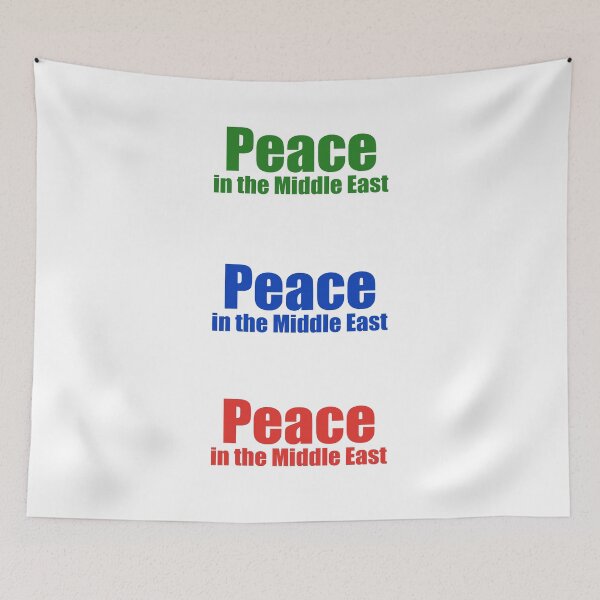 Item preview, Peace in the Middle East sticker pack red blue green designed and sold by Inspirationmotivation.
