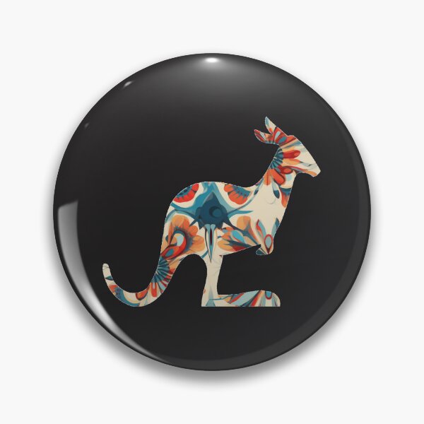 Item preview, Geometric Motif Love Friendship Connection Kangaroo Australia designed and sold by G-M-Designs.