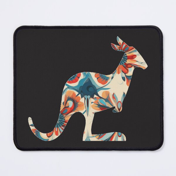 Item preview, Geometric Motif Love Friendship Connection Kangaroo Australia designed and sold by G-M-Designs.
