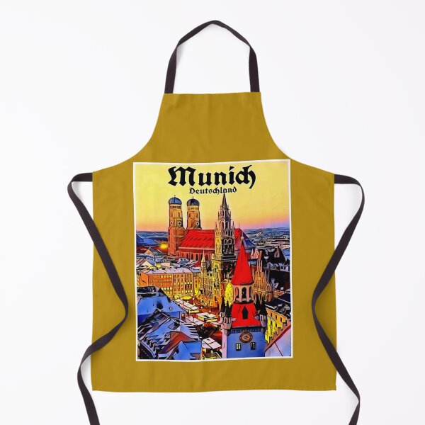 Item preview, Munich Deutschland Germany Vintage Travel and Tourism Advertising Poster Print designed and sold by posterbobs.