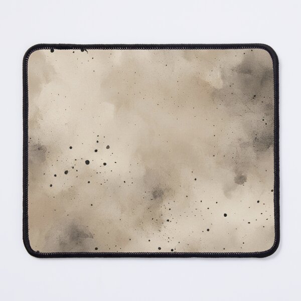 Item preview, Beige Linen Texture with Black Ink Splashes designed and sold by Have Mercy.