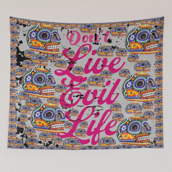 Item preview, Don't Live Evil Life / Happy Halloween / Embrace the Spooky Fun designed and sold by Dubione2.