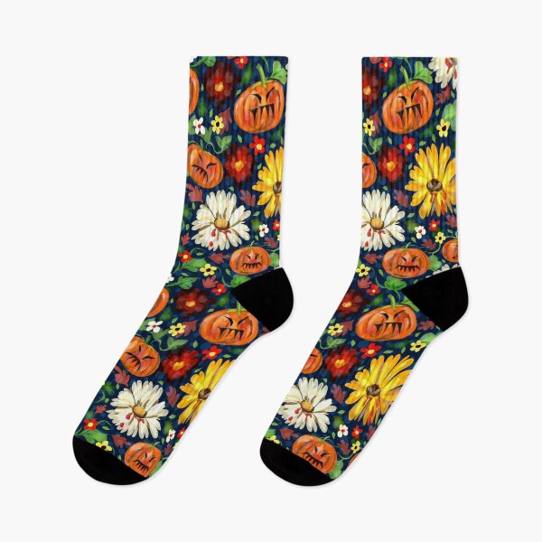 Artikelvorschau, Blutige Herbstblumen und gruselige Kürbisse – Cottagecore Halloween entworfen und verkauft von Michelebuttons.