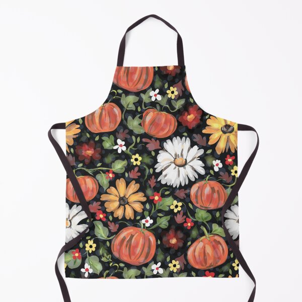 Item preview, Fall Pumpkins and Flowers - Cottagecore Halloween designed and sold by Michelebuttons.