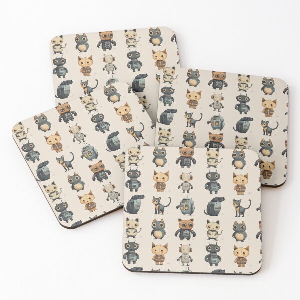 Item preview, animal cartoon robots designed and sold by Palmate-m.