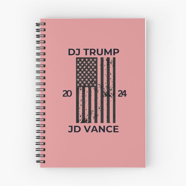 Item preview, DJ Trump, DJ Vance, political typography designed and sold by Art With Impact – Statement Art & Apparel for Deep Thinkers.