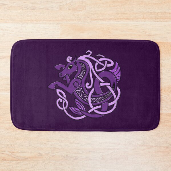 Item preview, Celtic Seahorse Hippocampus in Purple designed and sold by DappledMoon.