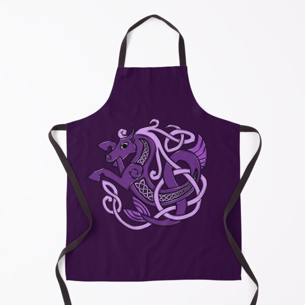 Item preview, Celtic Seahorse Hippocampus in Purple designed and sold by DappledMoon.