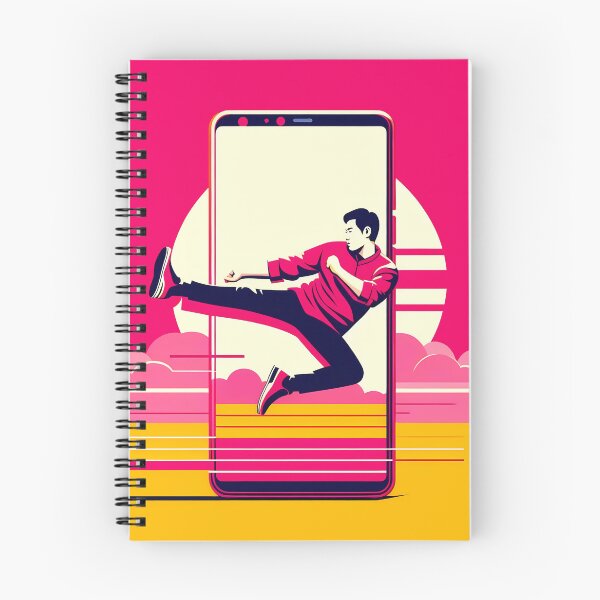 Item preview, Karateka passing through a smartphone 3 designed and sold by P2Genies.