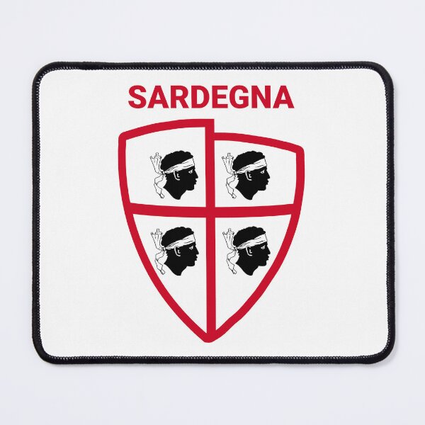 Item preview, Sardegna Bandiera Sarda - Sardinia flag - 4 Mori shield designed and sold by miskaralise.
