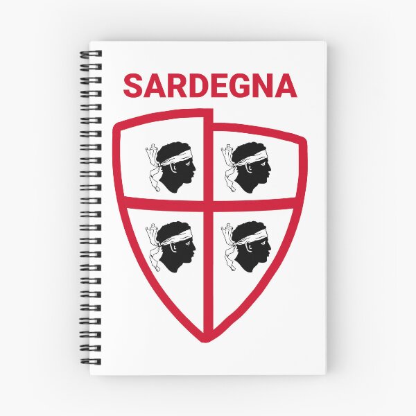 Item preview, Sardegna Bandiera Sarda - Sardinia flag - 4 Mori shield  designed and sold by miskaralise.