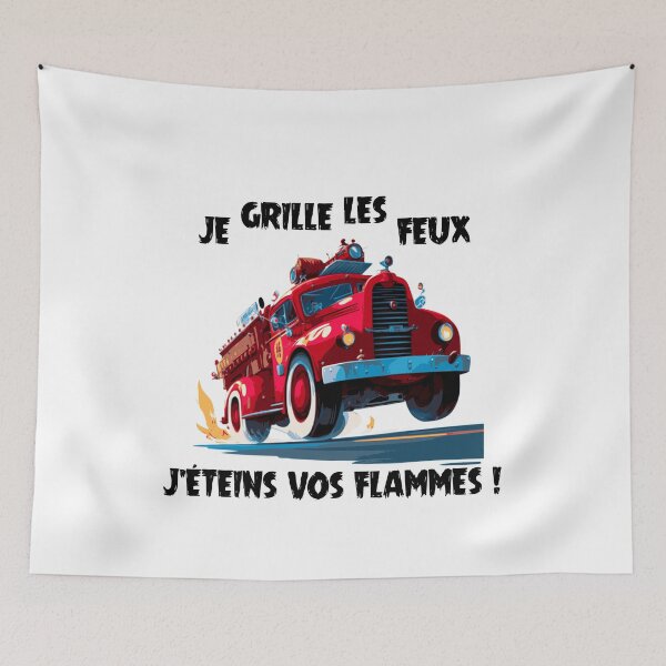 Item preview, I BURST THE FIRES, I PUT OUT YOUR FLAMES! (firefighter) designed and sold by francoisville.