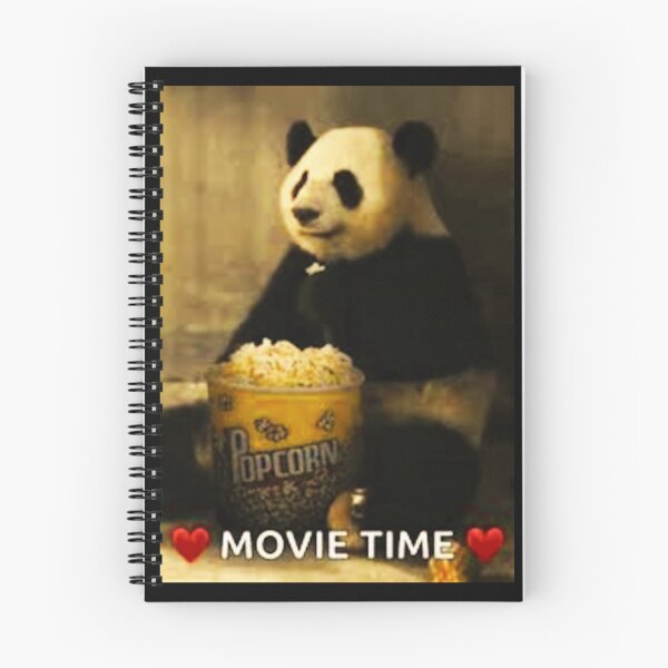Item preview, Panda Eats popcorn - Popcorn Meme - Perfect for Movie Lovers and Snack Enthusiasts designed and sold by Earth Nature Creations.