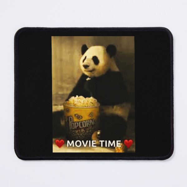 Item preview, Panda Eats popcorn - Popcorn Meme - Perfect for Movie Lovers and Snack Enthusiasts designed and sold by Earth Nature Creations.