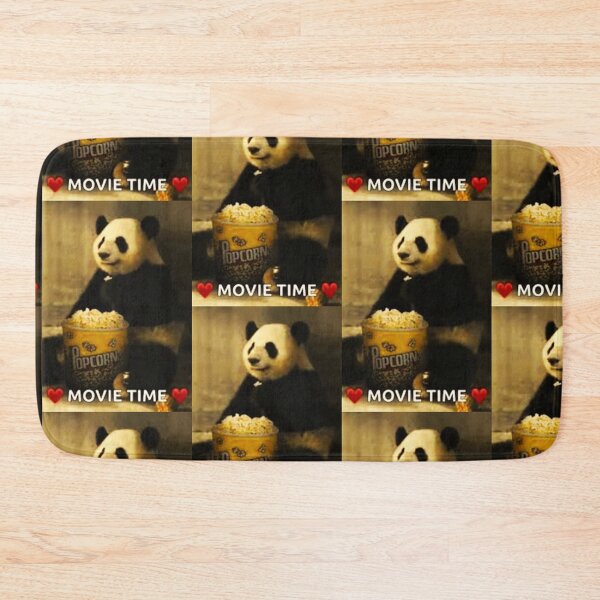 Item preview, Panda Eats popcorn - Popcorn Meme - Perfect for Movie Lovers and Snack Enthusiasts designed and sold by Earth Nature Creations.