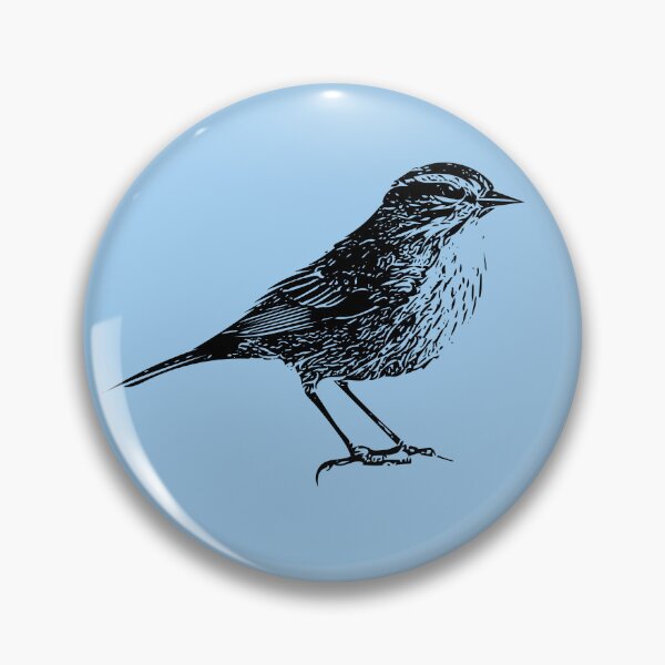 Item preview, Palm Warbler Black Design  designed and sold by designsasstultd.