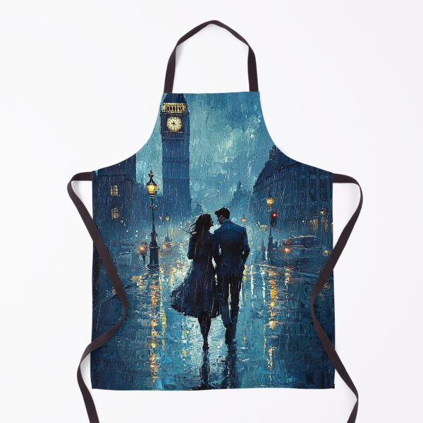 Item preview, Shree 420 style couple in the rain designed and sold by UmagineArts.