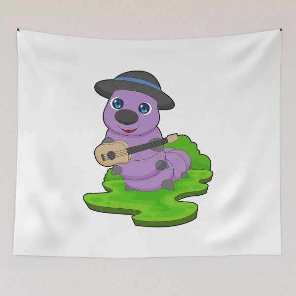 Item preview, Caterpillar Musician Guitar Music designed and sold by Snabdesign84.