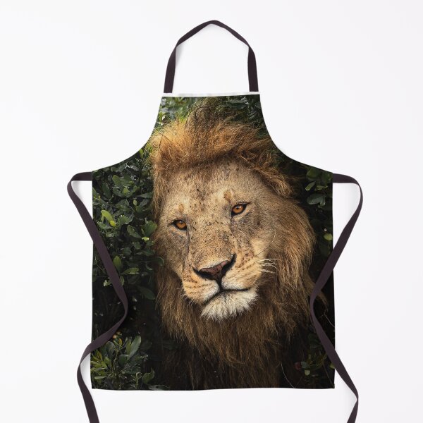 Item preview, Male Lion Emerging from Bushes designed and sold by AndyMorkot.