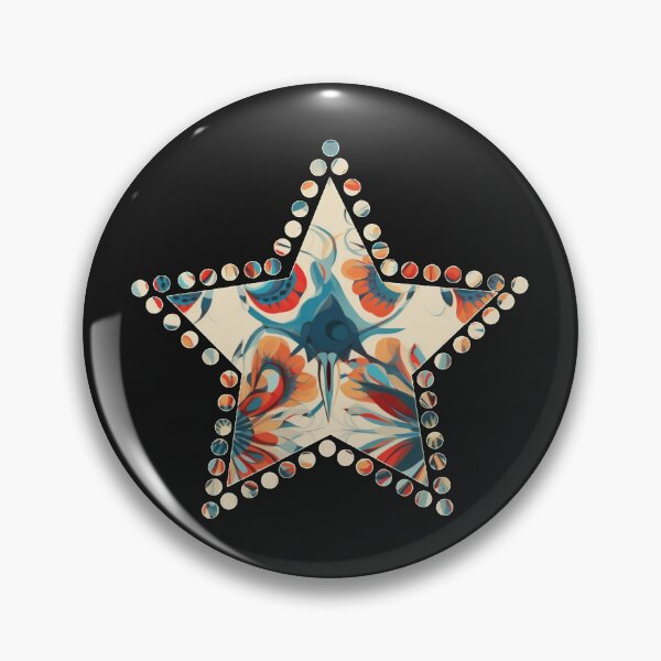 Item preview, Geometric Motif Love Friendship Connection Star designed and sold by G-M-Designs.