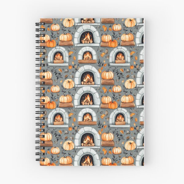 Item preview, Cozy Atmosphere with Pumpkins and Fireplace designed and sold by MidArtForge.