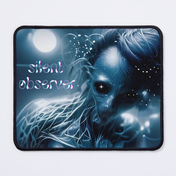 Item preview, Silent Observer Futuristic Alien Art designed and sold by gleefulme.