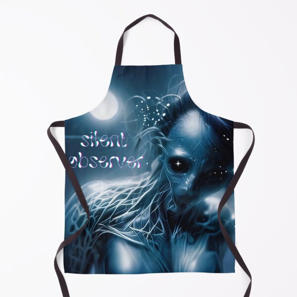 Item preview, Silent Observer Futuristic Alien Art designed and sold by gleefulme.