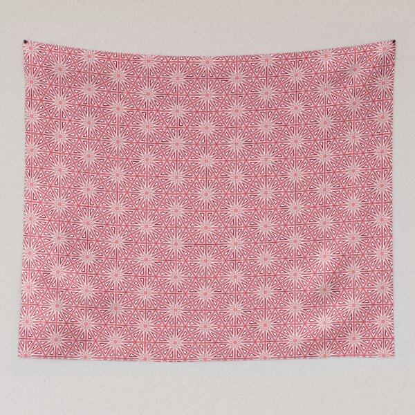 Item preview, Geometric Red and Black Triangle Pattern designed and sold by Genie-0750.