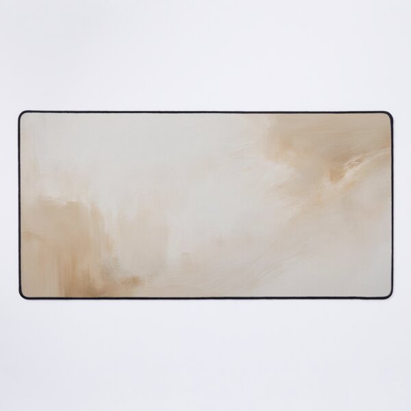 Item preview, White Canvas Texture with Beige Brush Strokes designed and sold by Have Mercy.