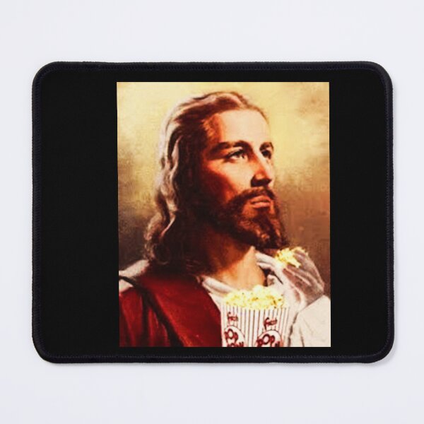 Item preview, Jesus Eats popcorn - Popcorn Meme - Perfect for Movie Lovers and Snack Enthusiasts designed and sold by Earth Nature Creations.