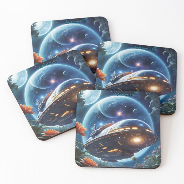 Item preview,  A spaceship landing designed and sold by DreamistStore.