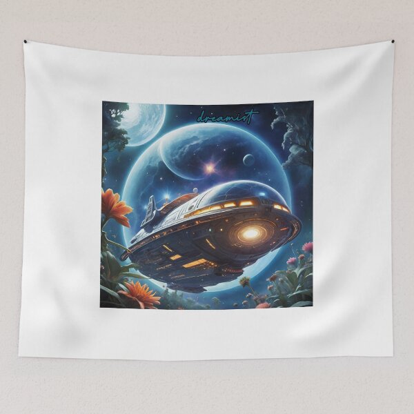 Item preview,  A spaceship landing designed and sold by DreamistStore.