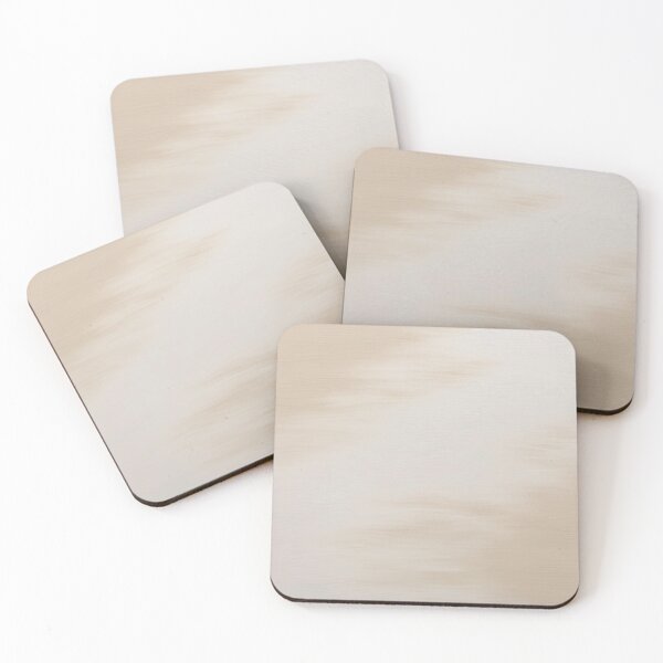 Item preview, White Canvas Texture with Beige Brush Strokes designed and sold by Have Mercy.