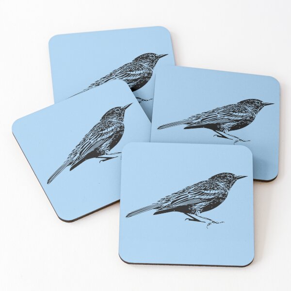 Item preview, The Pine Warbler Black Design  designed and sold by designsasstultd.