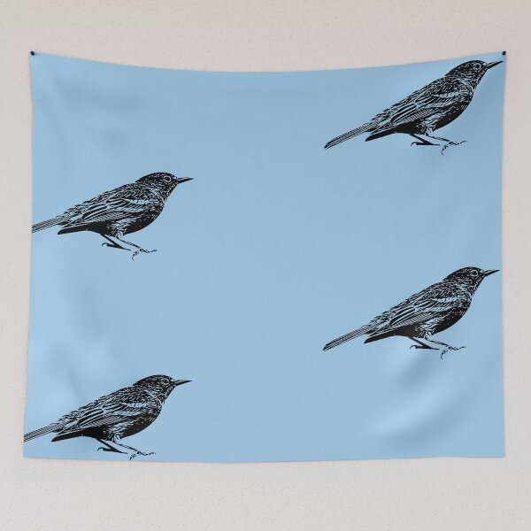 Item preview, The Pine Warbler Black Design  designed and sold by designsasstultd.