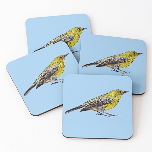Item preview, The Pine Warbler Black Alternate Design  designed and sold by designsasstultd.